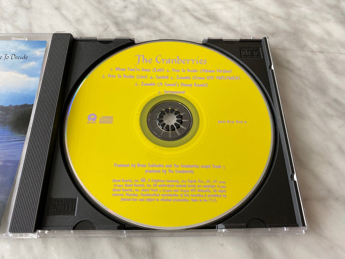 The Cranberries – When You're Gone Free To Decide (Maxi Single) (1996)