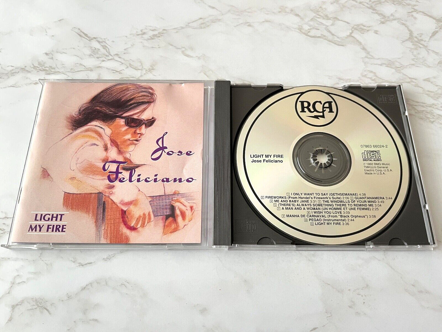 Jose Feliciano – Light My Fire (1992) [ORIGINAL USA PRESS]