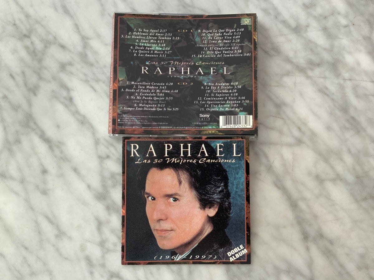 Raphael – Las 30 Mejores Canciones (1964-1997) (1997) [ORIGINAL USA PRESS]