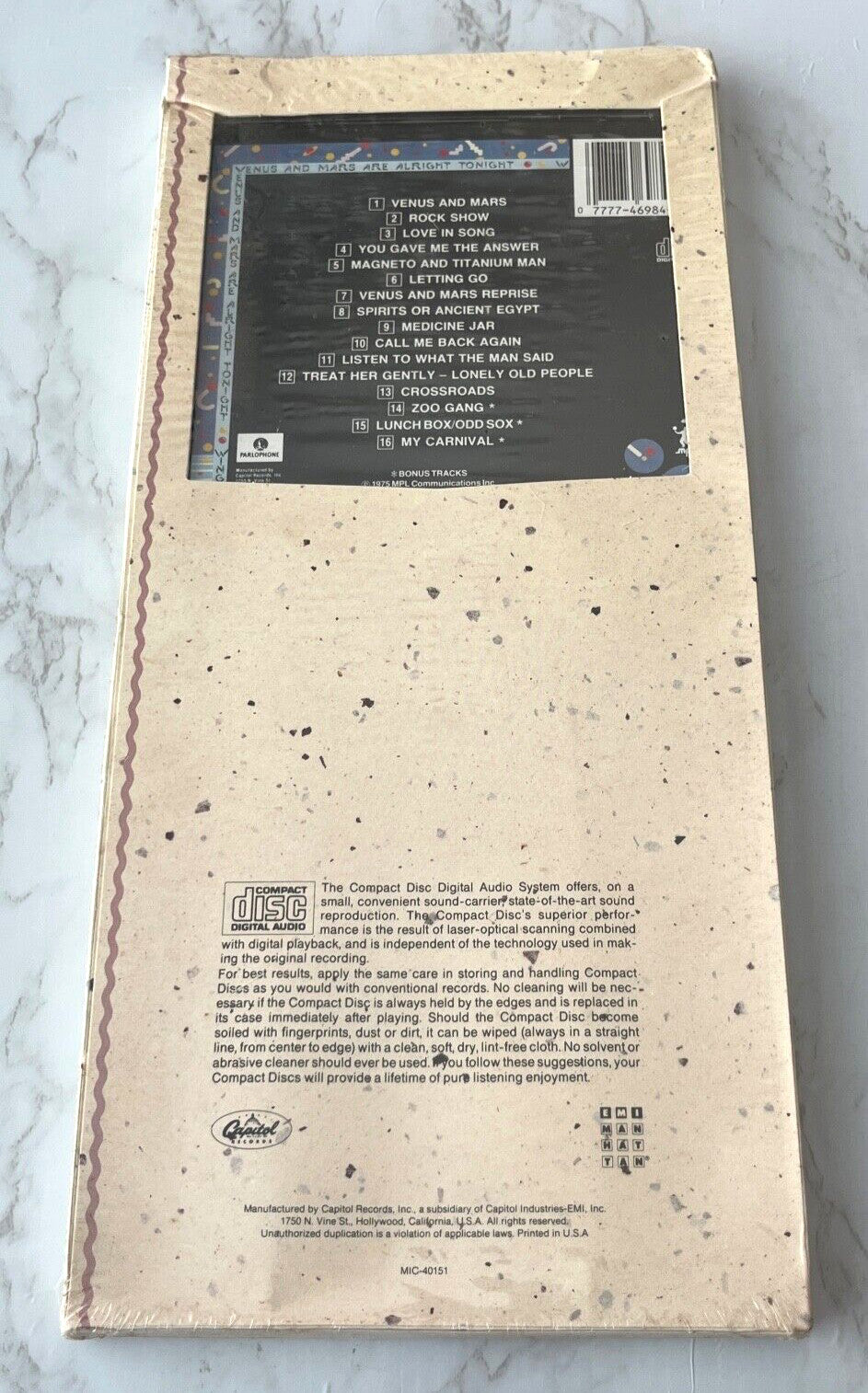 Paul McCartney, Wings – Venus And Mars [ORIGINAL USA PRESS]