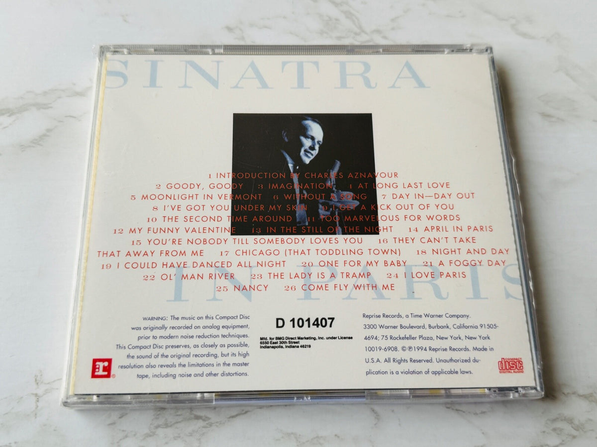 Frank Sinatra – And Sextet Live In Paris (1994) [ORIGINAL USA PRESS]