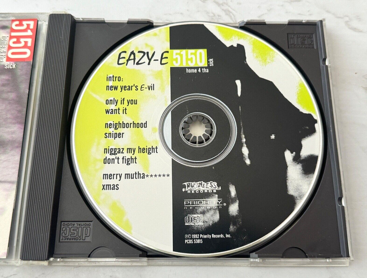 Eazy-E – 5150 Home 4 Tha Sick (EP) (1992) [ORIGINAL USA PRESS]