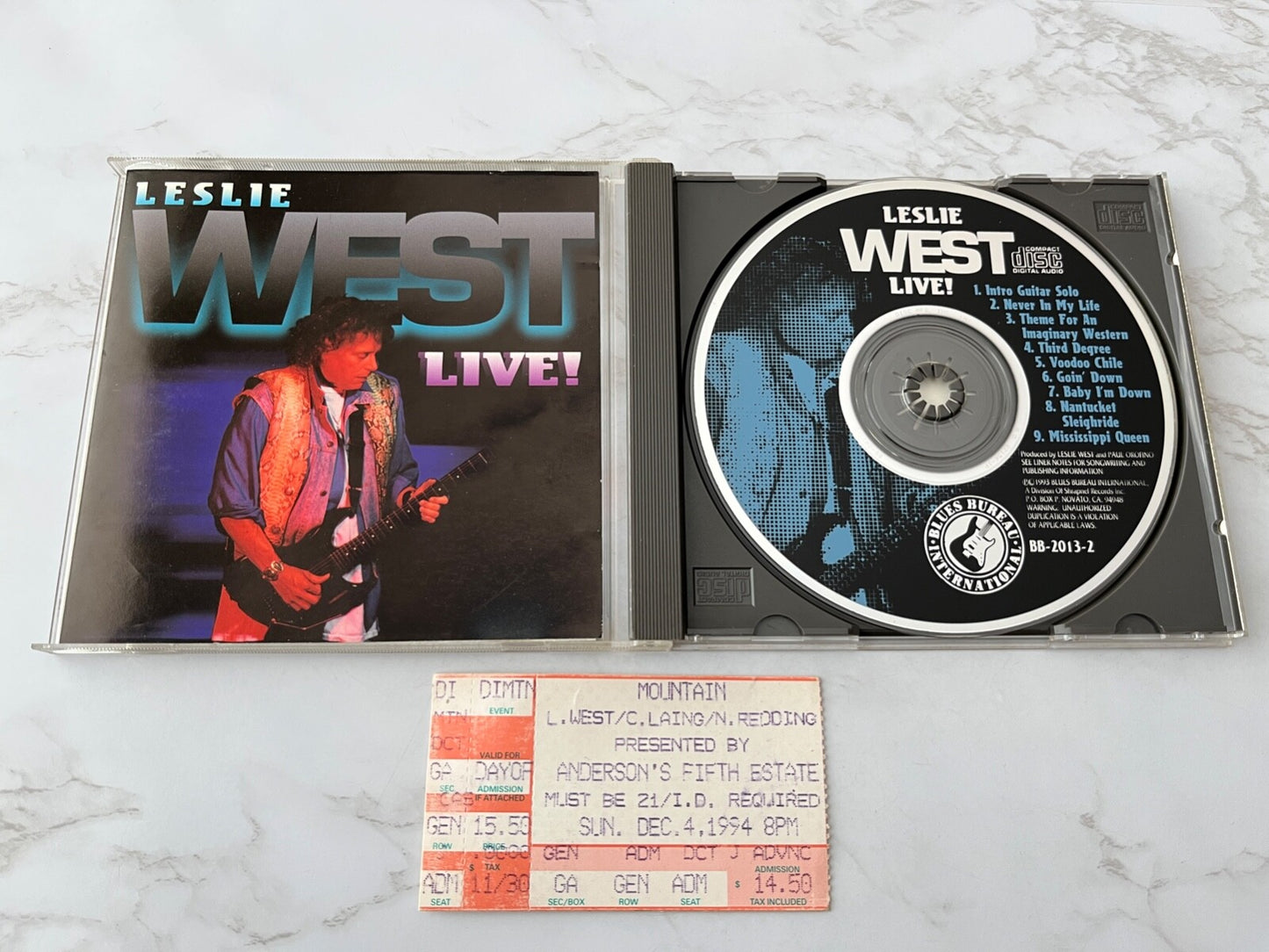 Leslie West – Live (1993) [ORIGINAL USA PRESS]