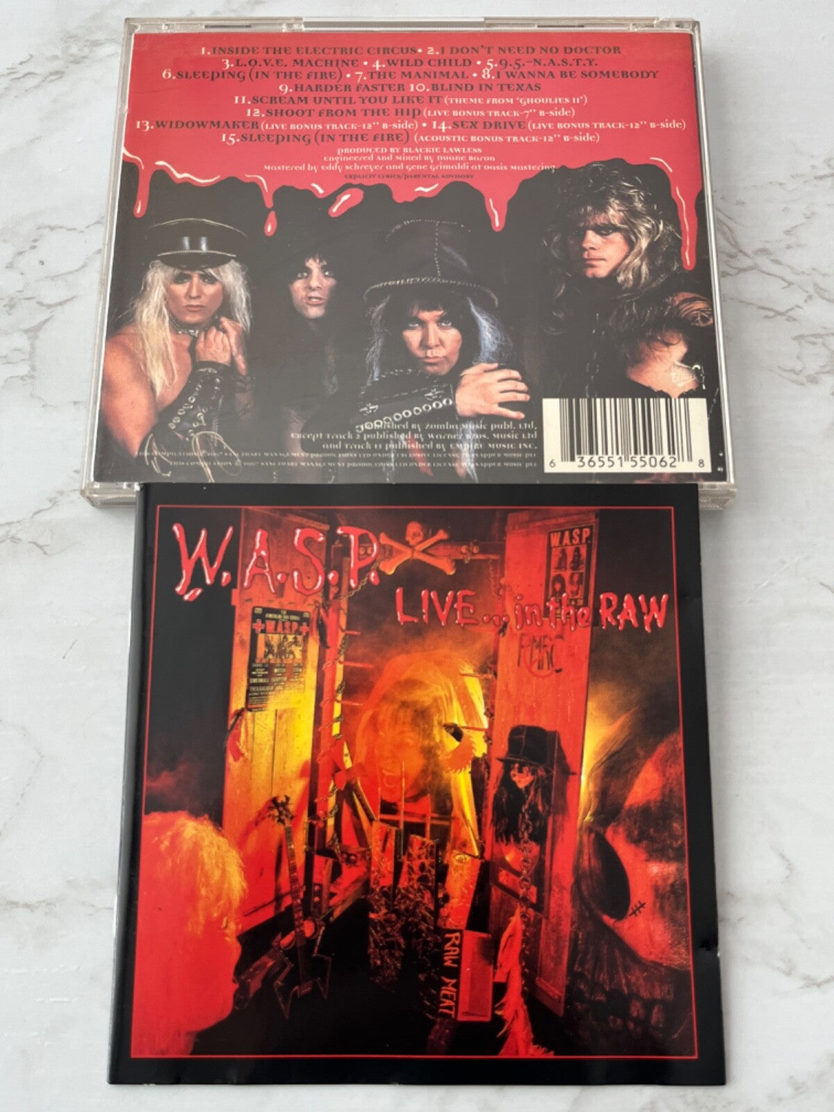 W.A.S.P. – Live In The Raw (1997) [UK PRESS]