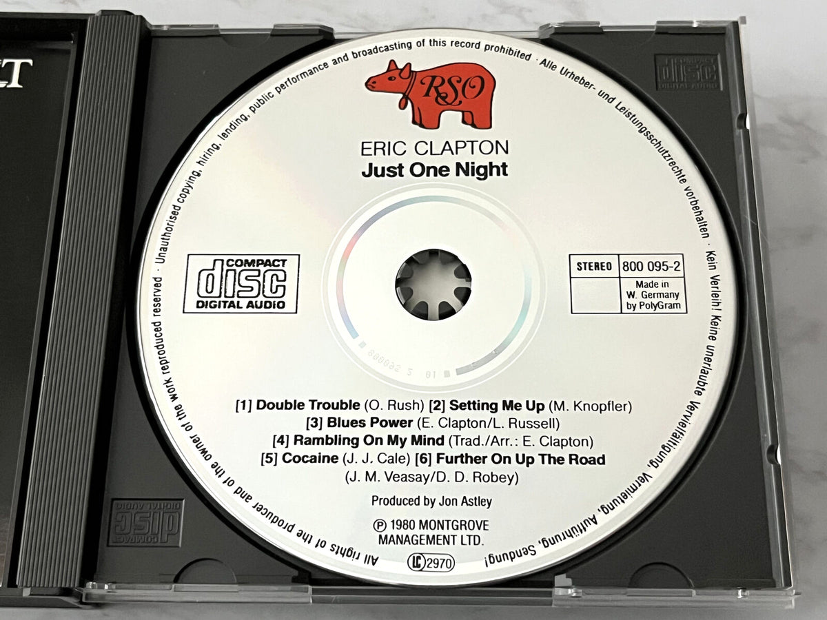 Eric Clapton – Just One Night (1984) [W GERMANY TARGET ERA]