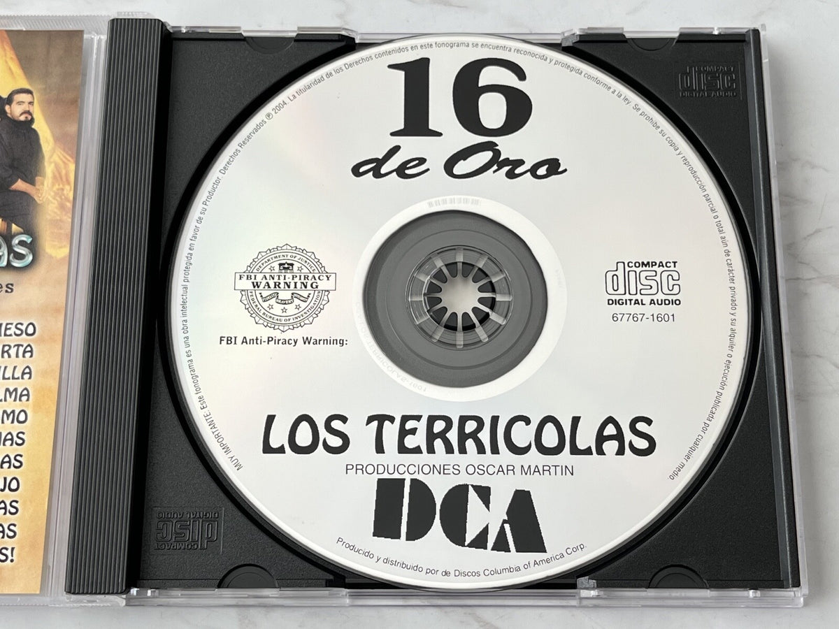 Los Terricolas – 16 De Oro (2004) [ORIGINAL USA PRESS]