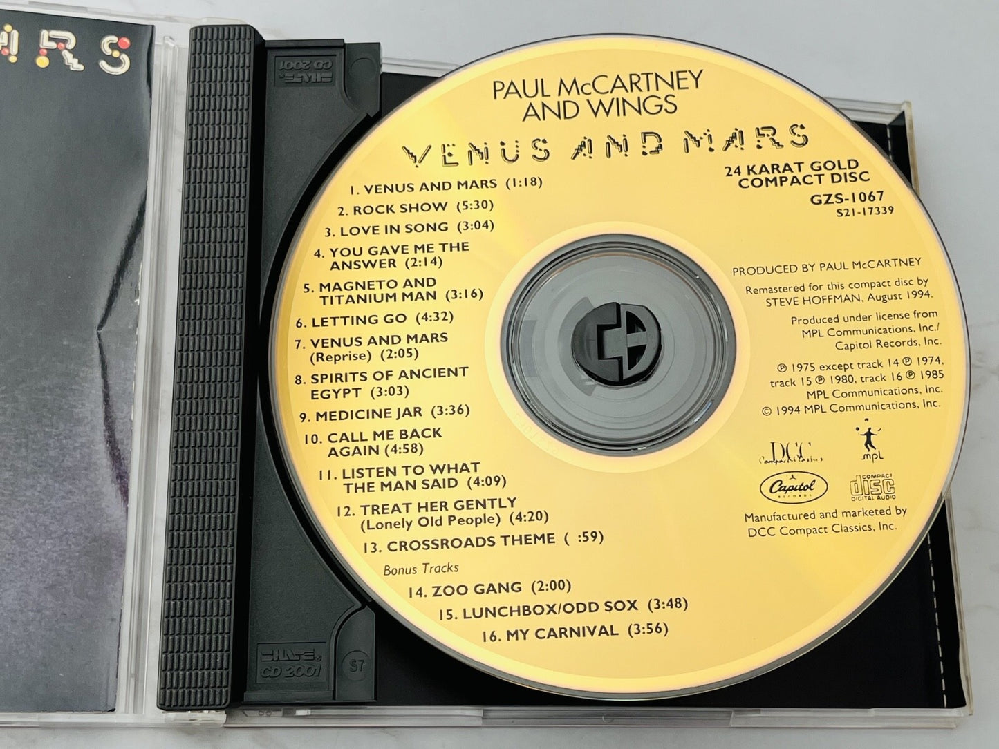 Paul McCartney, Wings – Venus And Mars (MFSL, 24KT Gold, DCC Gold) (1994)