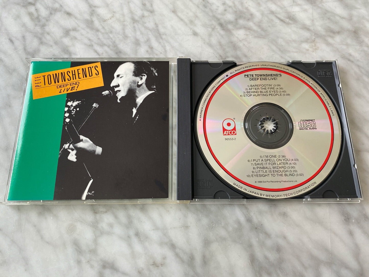Pete Townshend – Deep End Live [JAPAN TARGET ERA]
