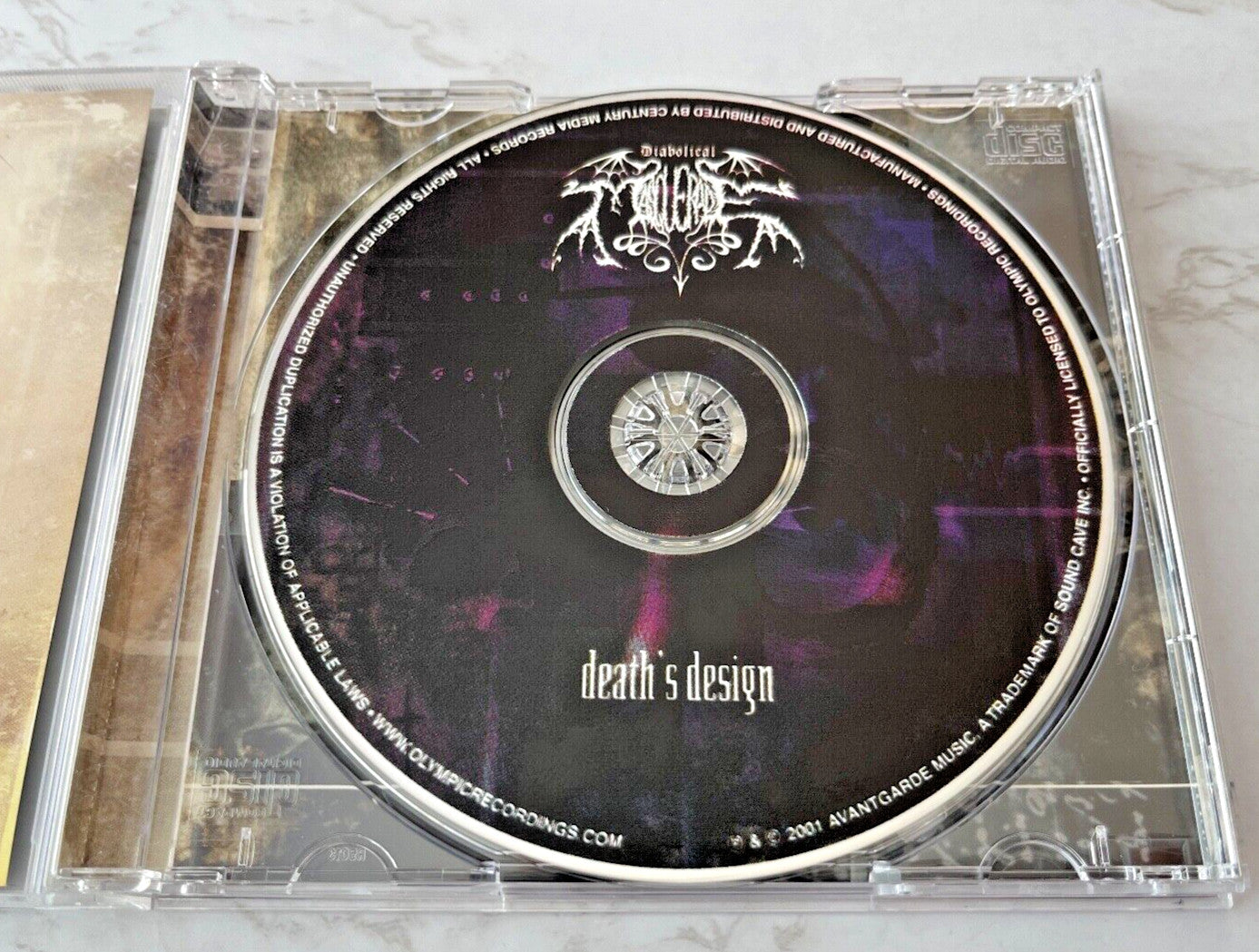 Diabolical Masquerade – Death's Design (2001) [ORIGINAL USA PRESS]