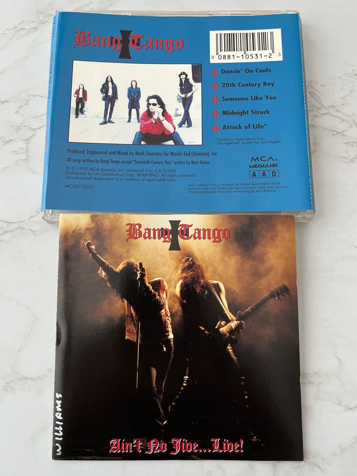 Bang Tango – Ain't No Jive Live (EP) (1992)