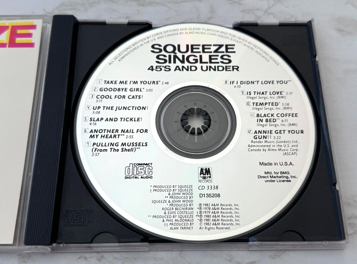 Squeeze – Singles 45's And Under