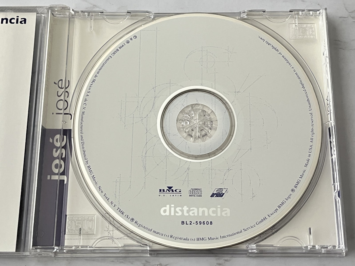 José José – Jose Jose Distancia (1998) [ORIGINAL USA PRESS]