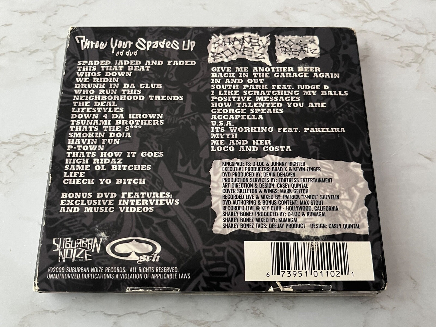 Kingspade – Throw Your Spades Up (Digipak, CD/DVD) (2009)
