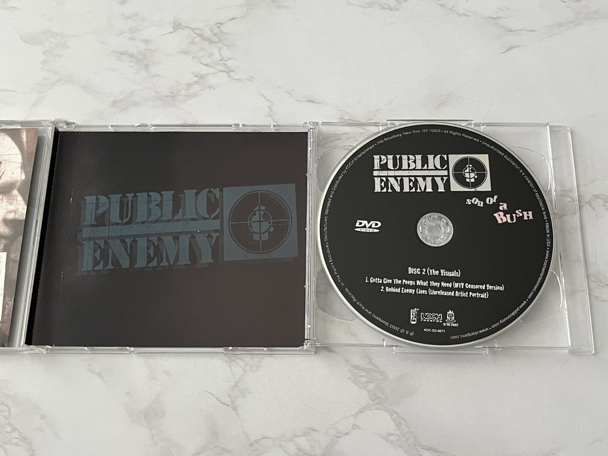 Public Enemy – Son Of A Bush (CD/DVD) (2003) [ORIGINAL USA PRESS]