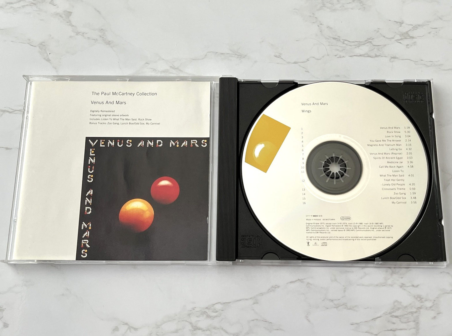 Paul McCartney, Wings – Venus And Mars (1993) [GERMAN PRESS]