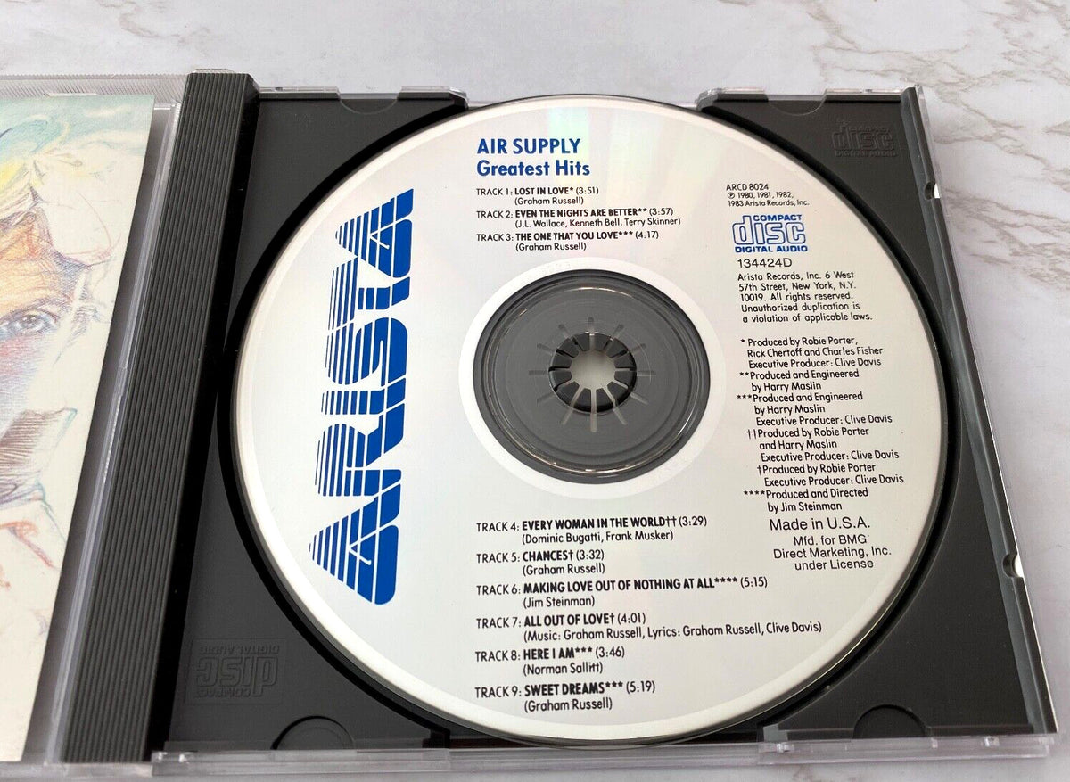 Air Supply – Greatest Hits