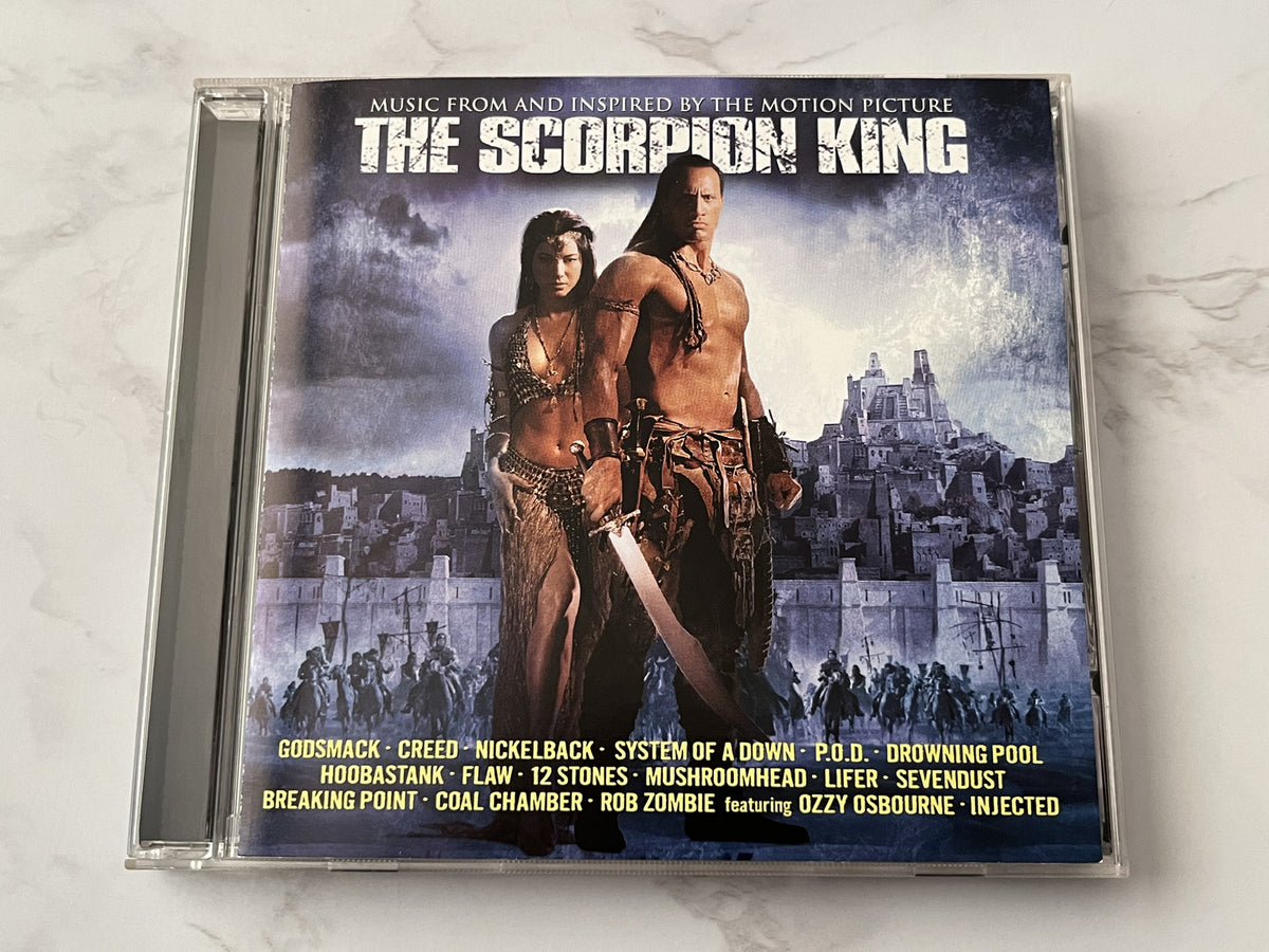 Coal Chamber, Godsmack, Rob Zombie, Sevendust, Various – The Scorpion King Music From The Motion Picture (2002) [ORIGINAL USA PRESS]