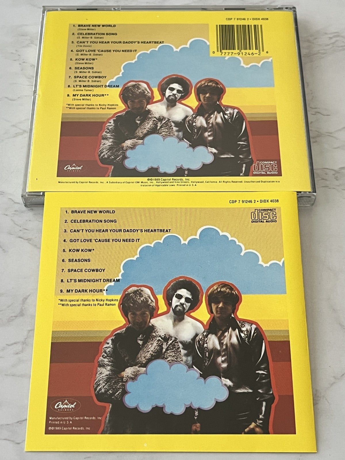 Steve Miller Band – Brave New World (1989) [ORIGINAL USA PRESS]