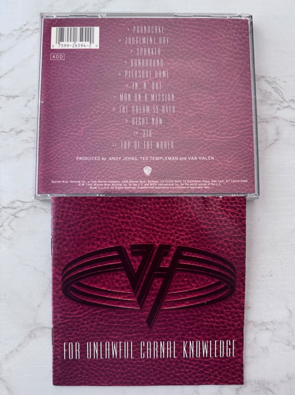 Van Halen – For Unlawful Carnal Knowledge (1991) [ORIGINAL USA PRESS]