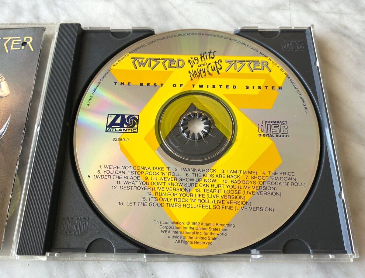 Twisted Sister – Big Hits And Nasty Cuts (Promo) [ORIGINAL USA PRESS]