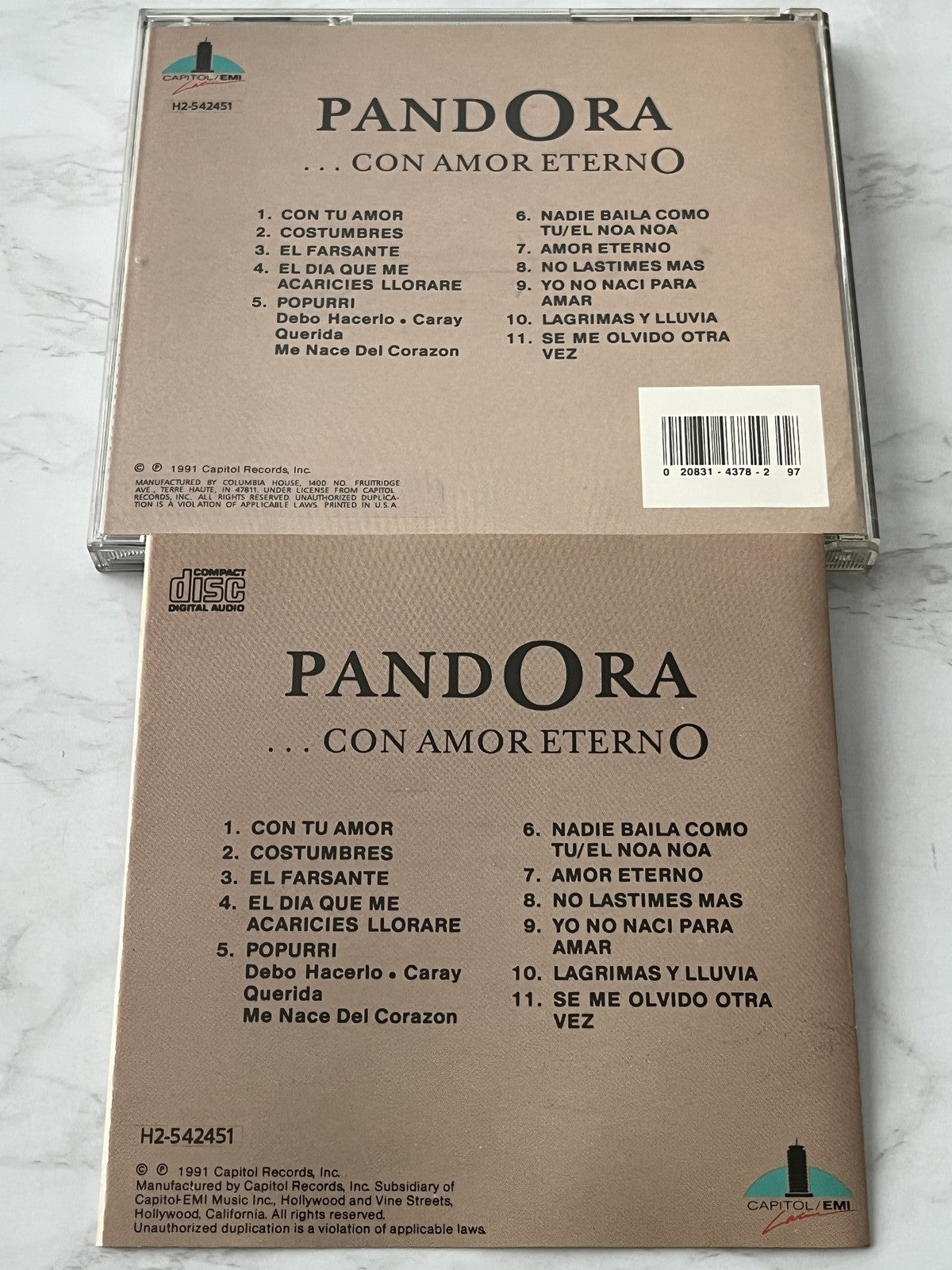 Pandora – Con Amor Eterno (1991)
