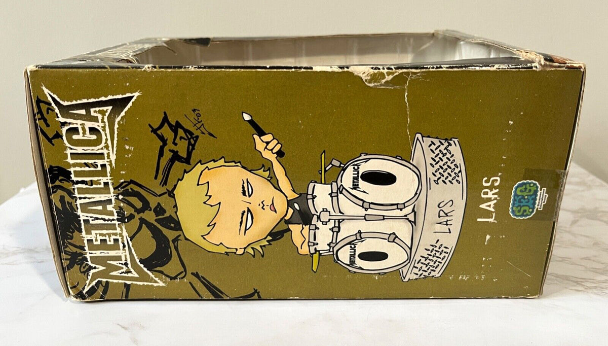 Metallica Lars Ulrich Bobble Head Figure 2003 SEG Drumkit! James Hetfield (2003)