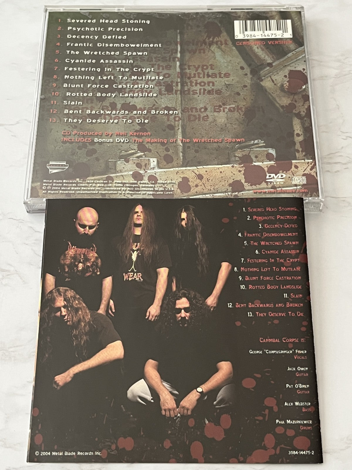 Cannibal Corpse – The Wretched Spawn (CD/DVD) (2004)
