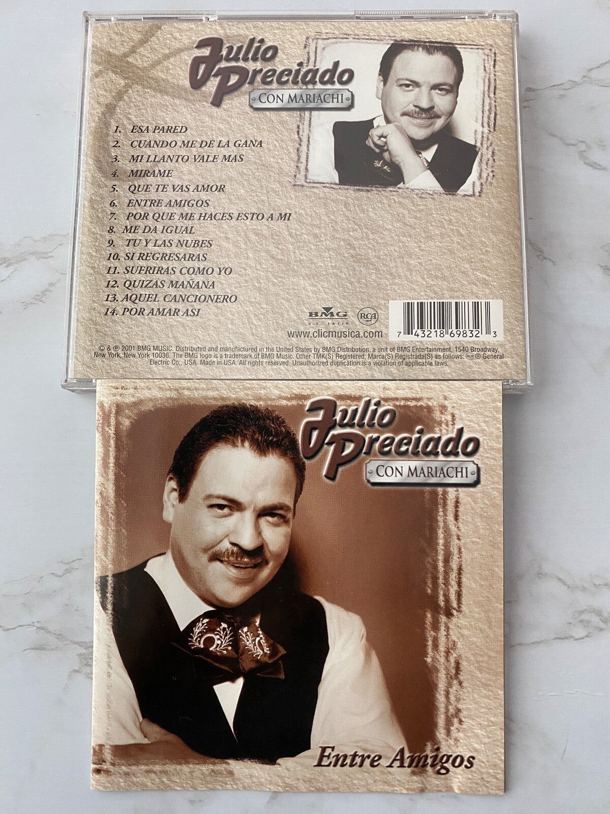 Julio Preciado – Con Mariachi Entre Amigos (2001) [ORIGINAL USA PRESS]