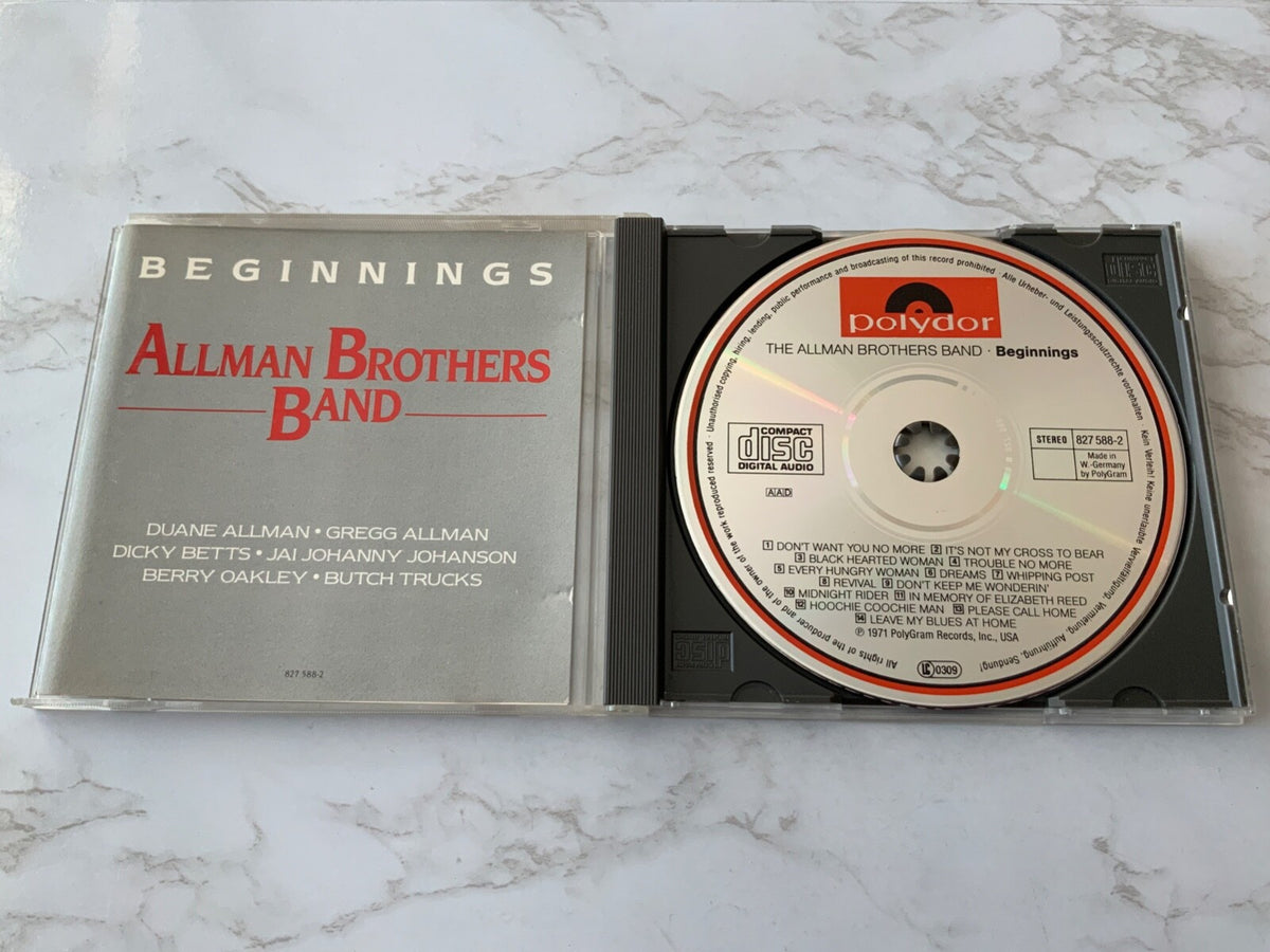 The Allman Brothers Band – Beginnings (1986) [W GERMANY TARGET ERA]