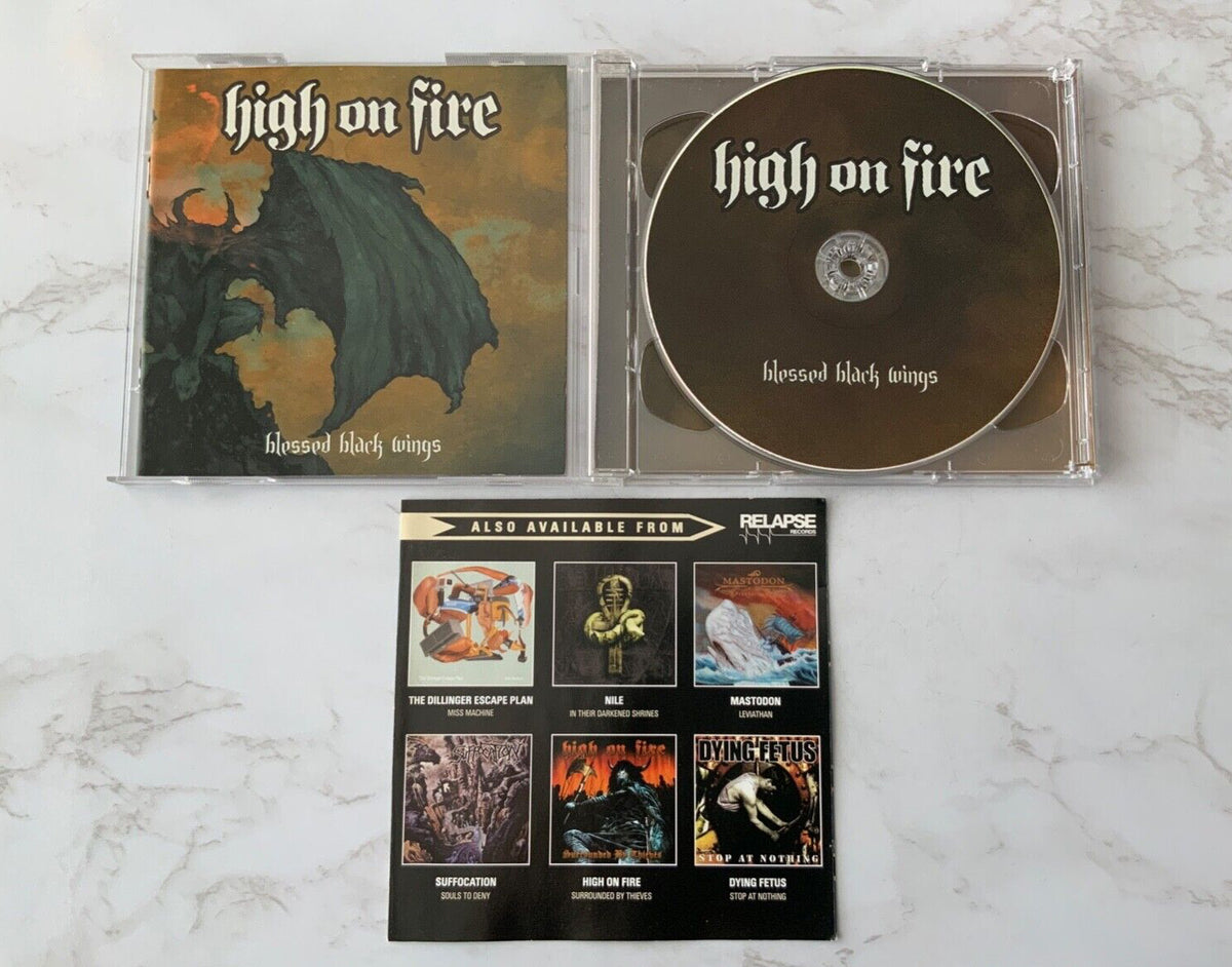 High On Fire – Blessed Black Wings (CD/DVD) (2005) [ORIGINAL USA PRESS]