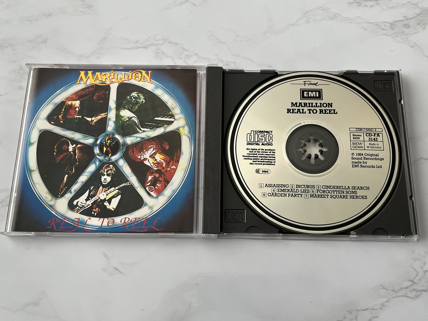 Marillion – Real to Reel (1987) [W GERMANY TARGET ERA]