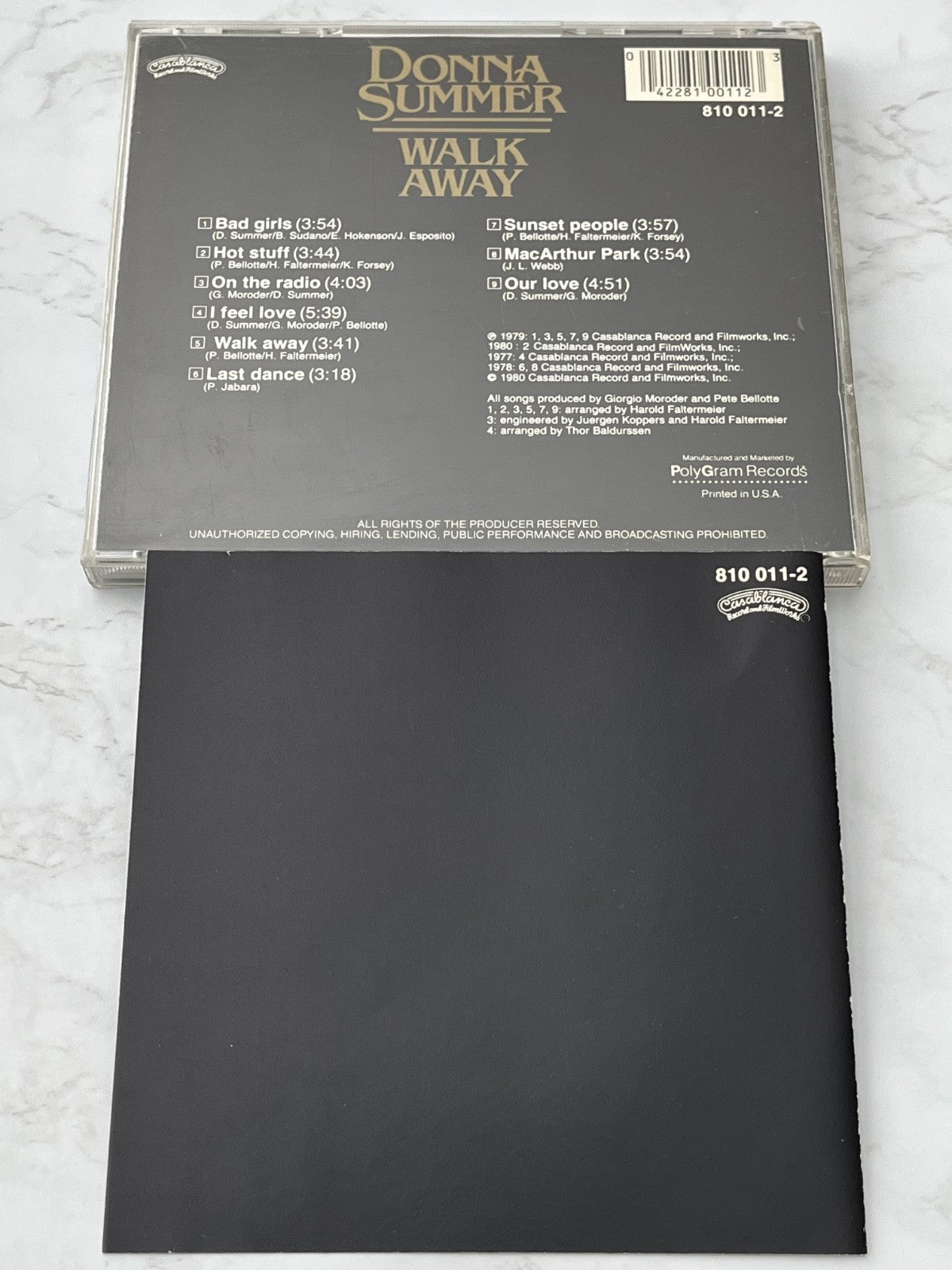 Donna Summer – Walk Away [W GERMANY TARGET ERA]