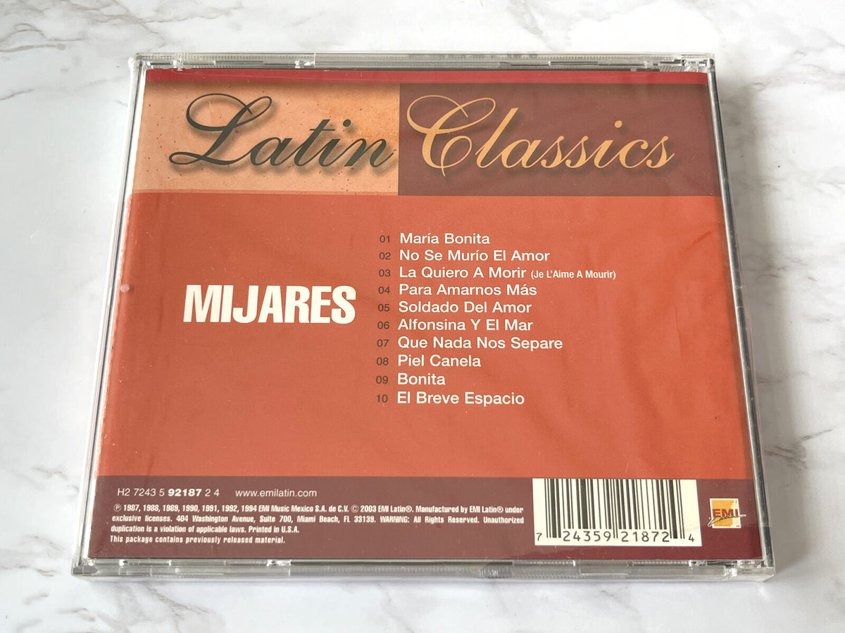 Mijares – Latin Classics (2003) [ORIGINAL USA PRESS]