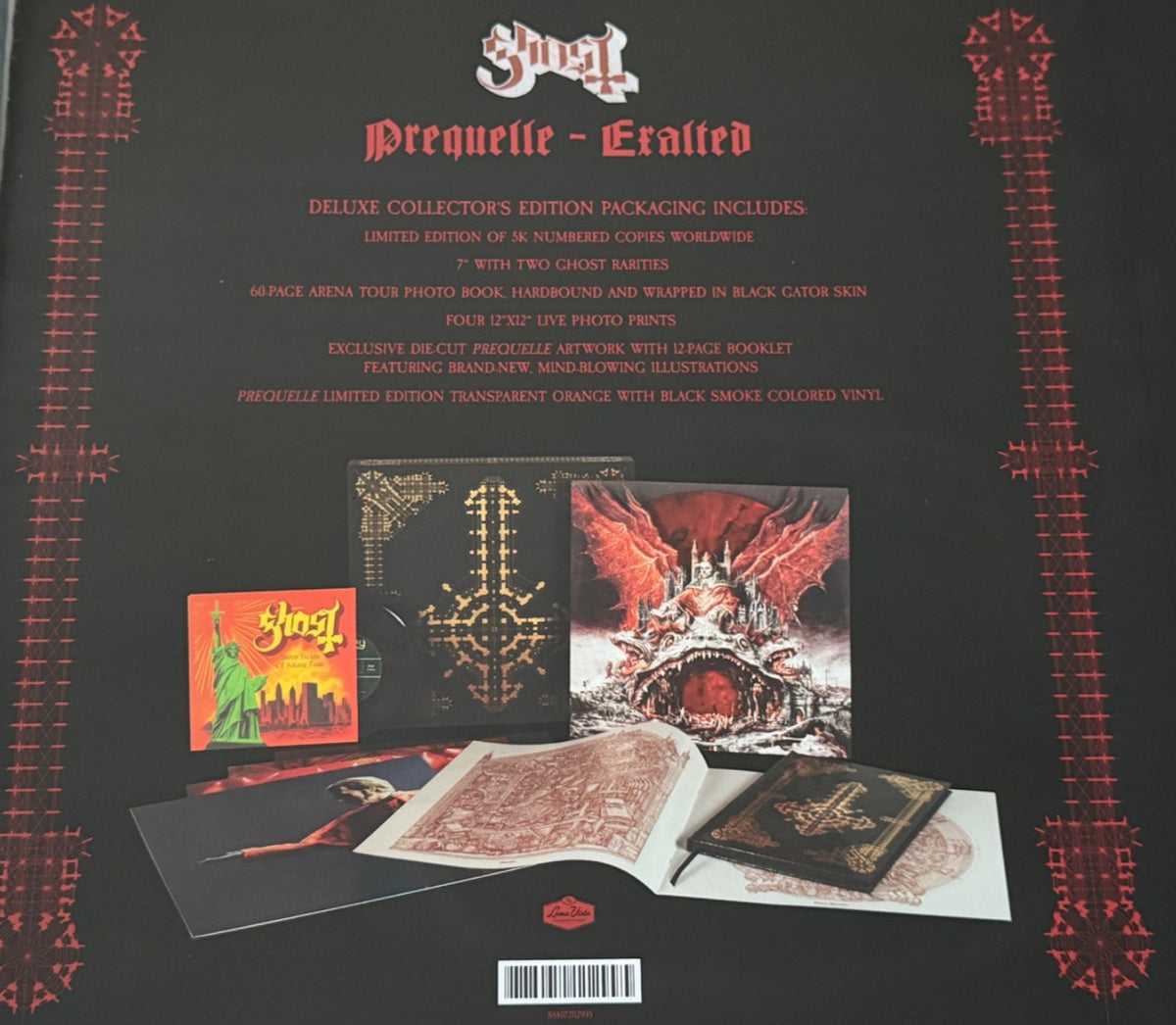 Ghost Prequelle Exalted LP/7Inch BOX SET SEALED! LTD/DELUXE ED. NUMBERED! NEW!
