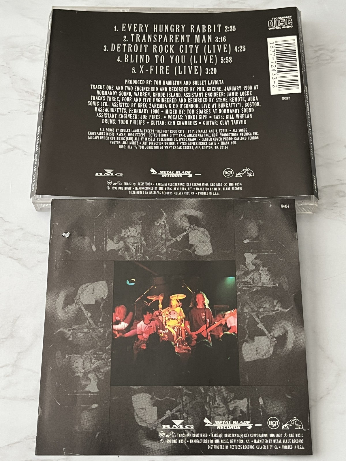 Bullet LaVolta – Gimme Danger (EP) (1990) [USA DISCTRONICS]