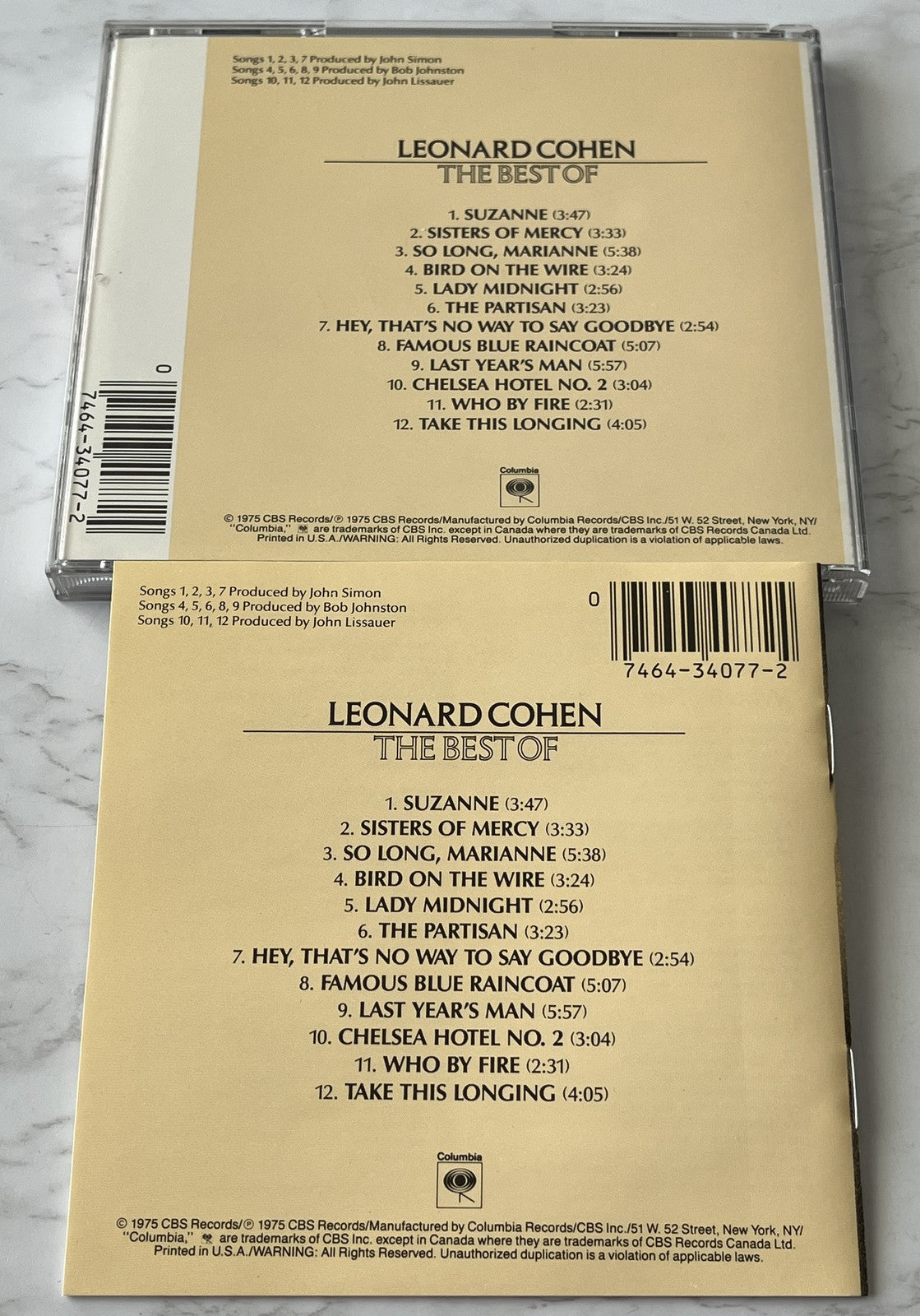 Leonard Cohen – The Best Of