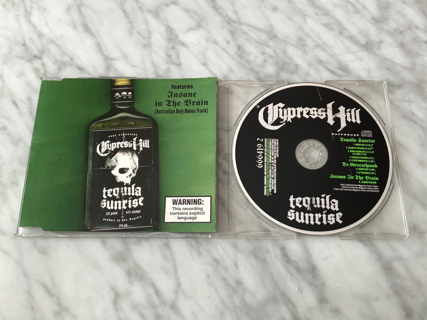 Cypress Hill – Tequila Sunrise (Maxi Single) (1998) [AUSTRALIA PRESS]