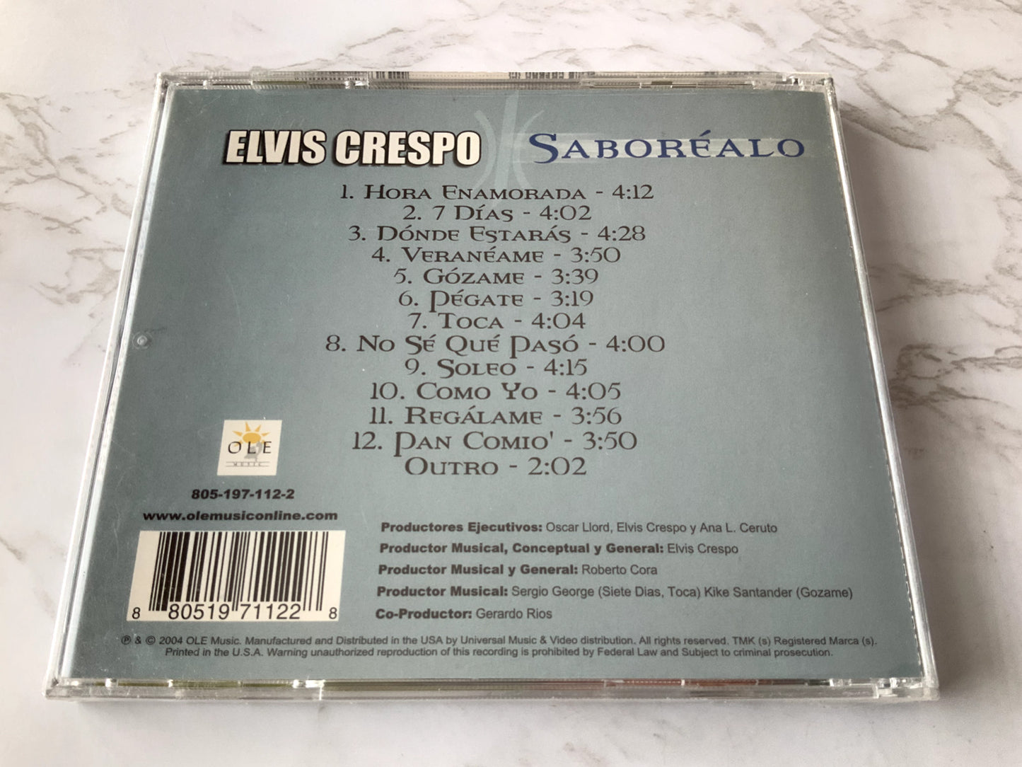 Elvis Crespo – Saborealo (2004) [ORIGINAL USA PRESS]