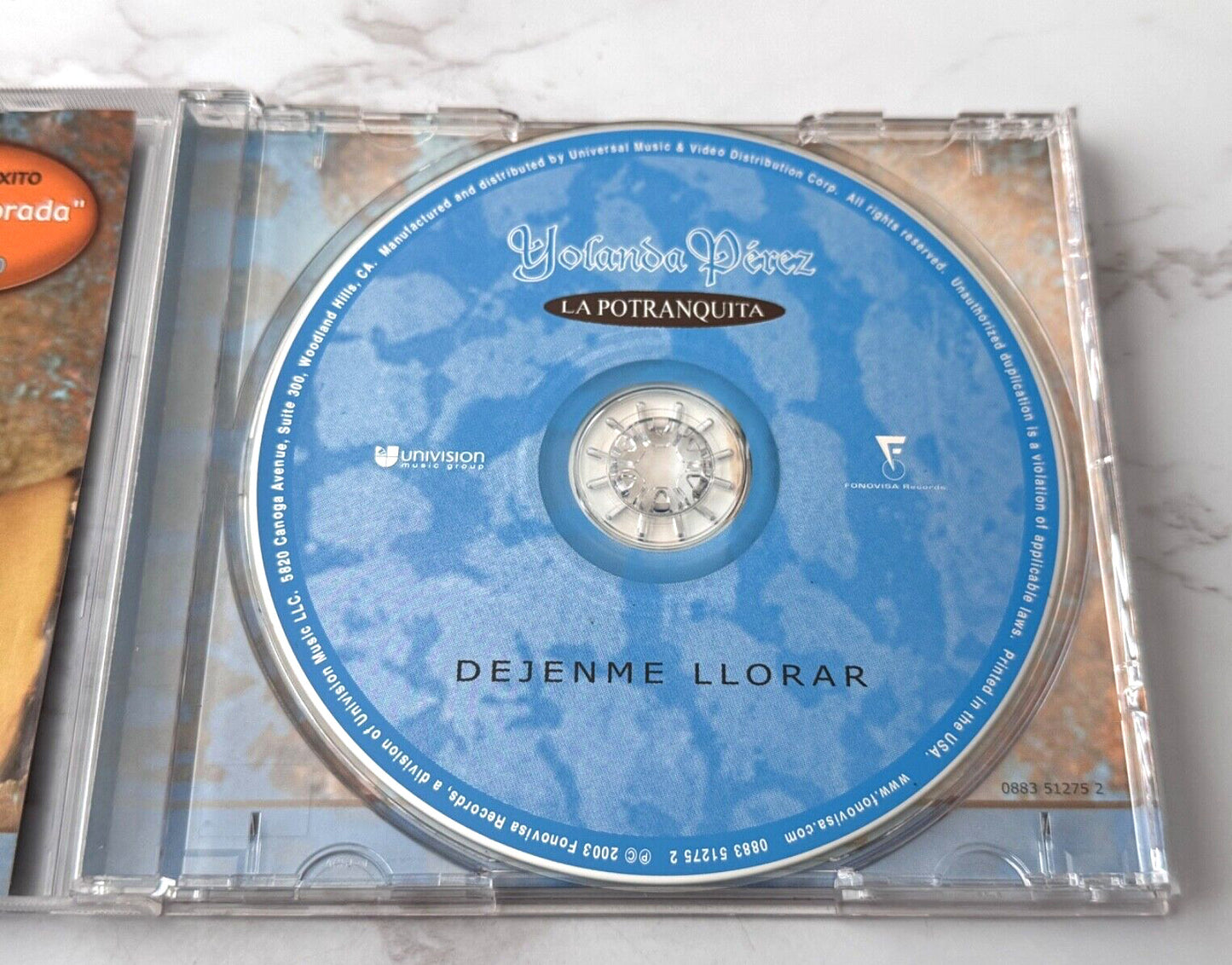 Yolanda Perez – La Potranquita Dejenme Llorar (2003) [ORIGINAL USA PRESS]