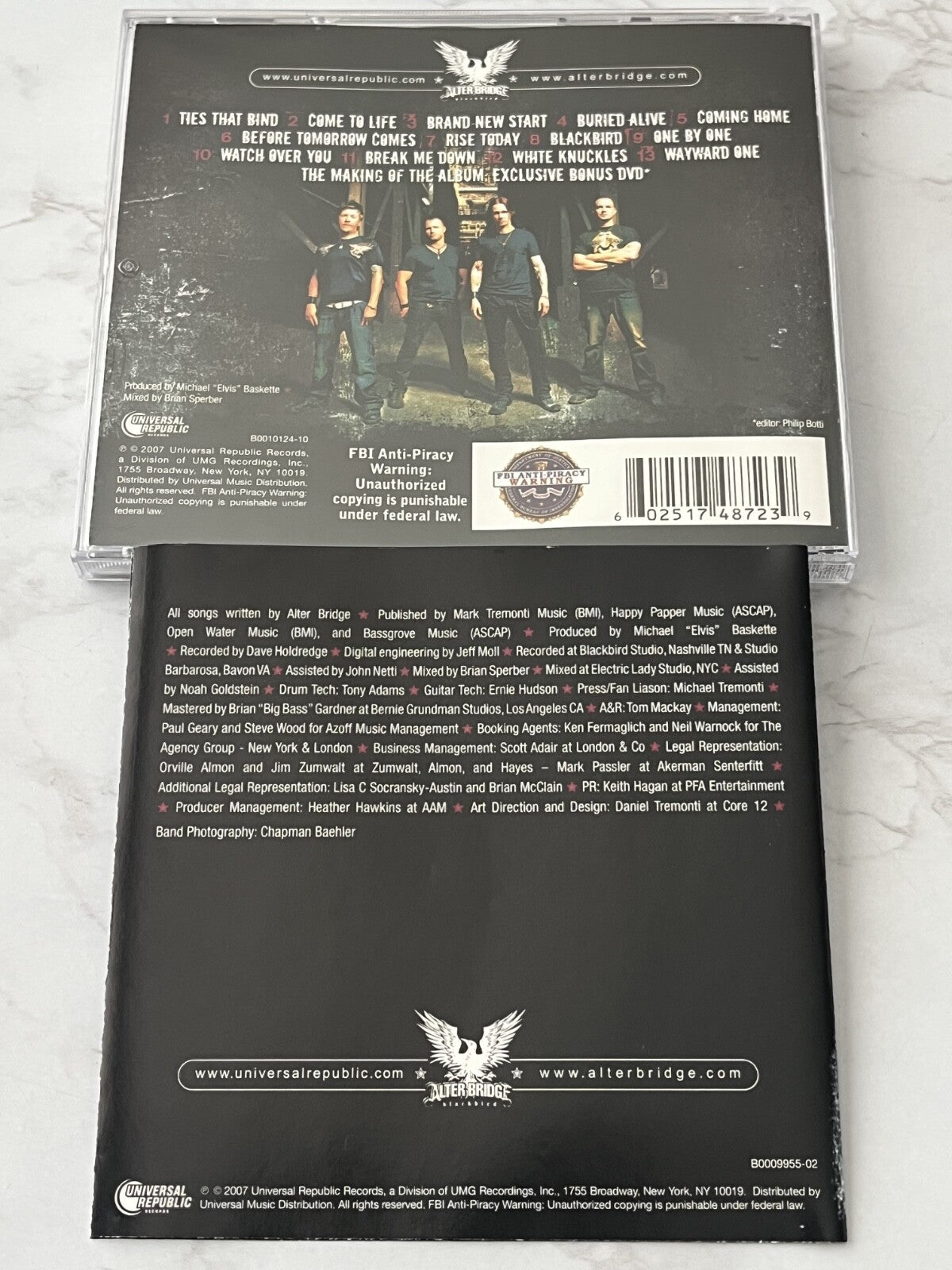 Alter Bridge – Blackbird (CD/DVD) (2007) [ORIGINAL USA PRESS]