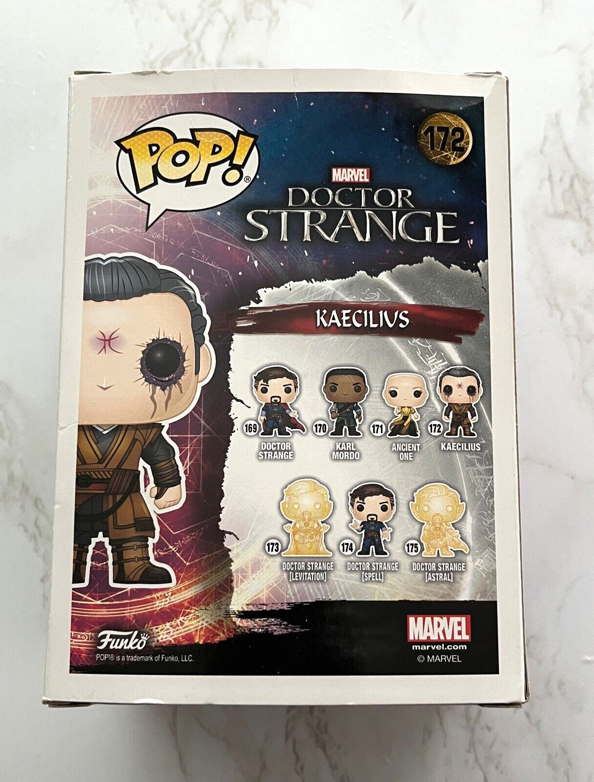 Kaecilius Bobblehead #172 FUNKO POP! Vinyl Figure Marvel Doctor Strange NEW!