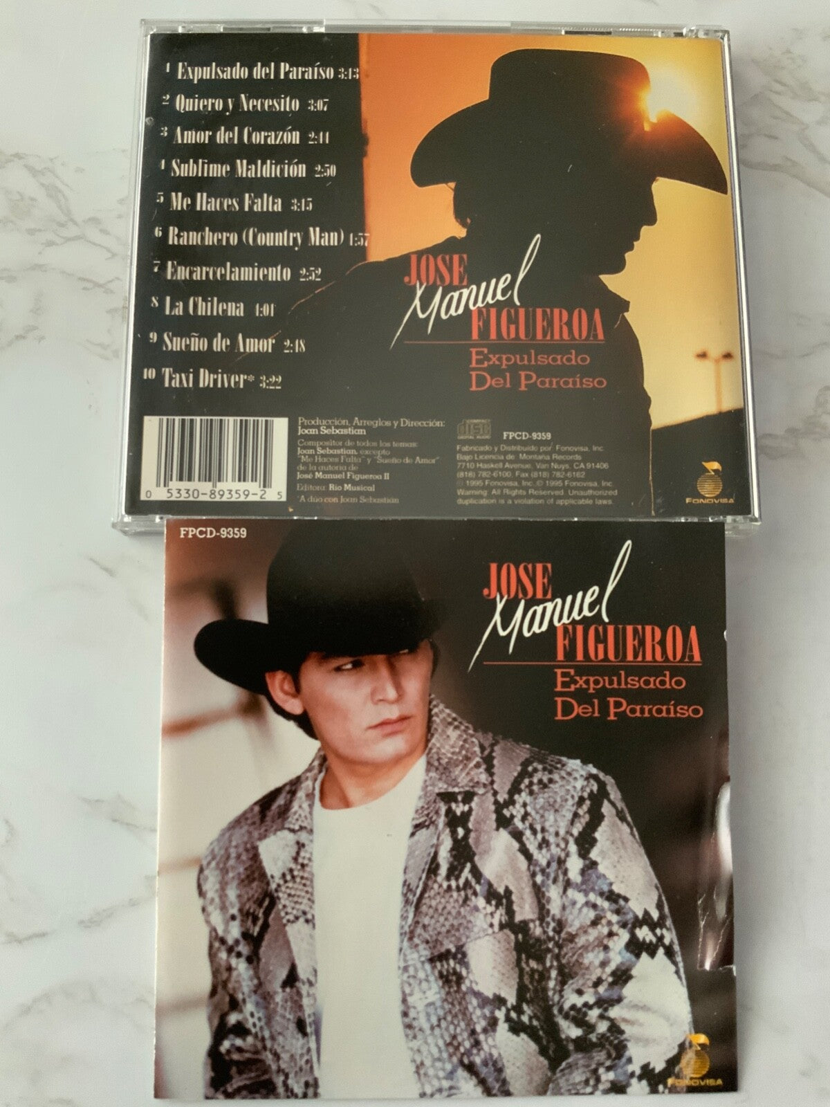 Jose Manuel Figueroa – Expulsado Del Paraiso (1995) [ORIGINAL USA PRESS]