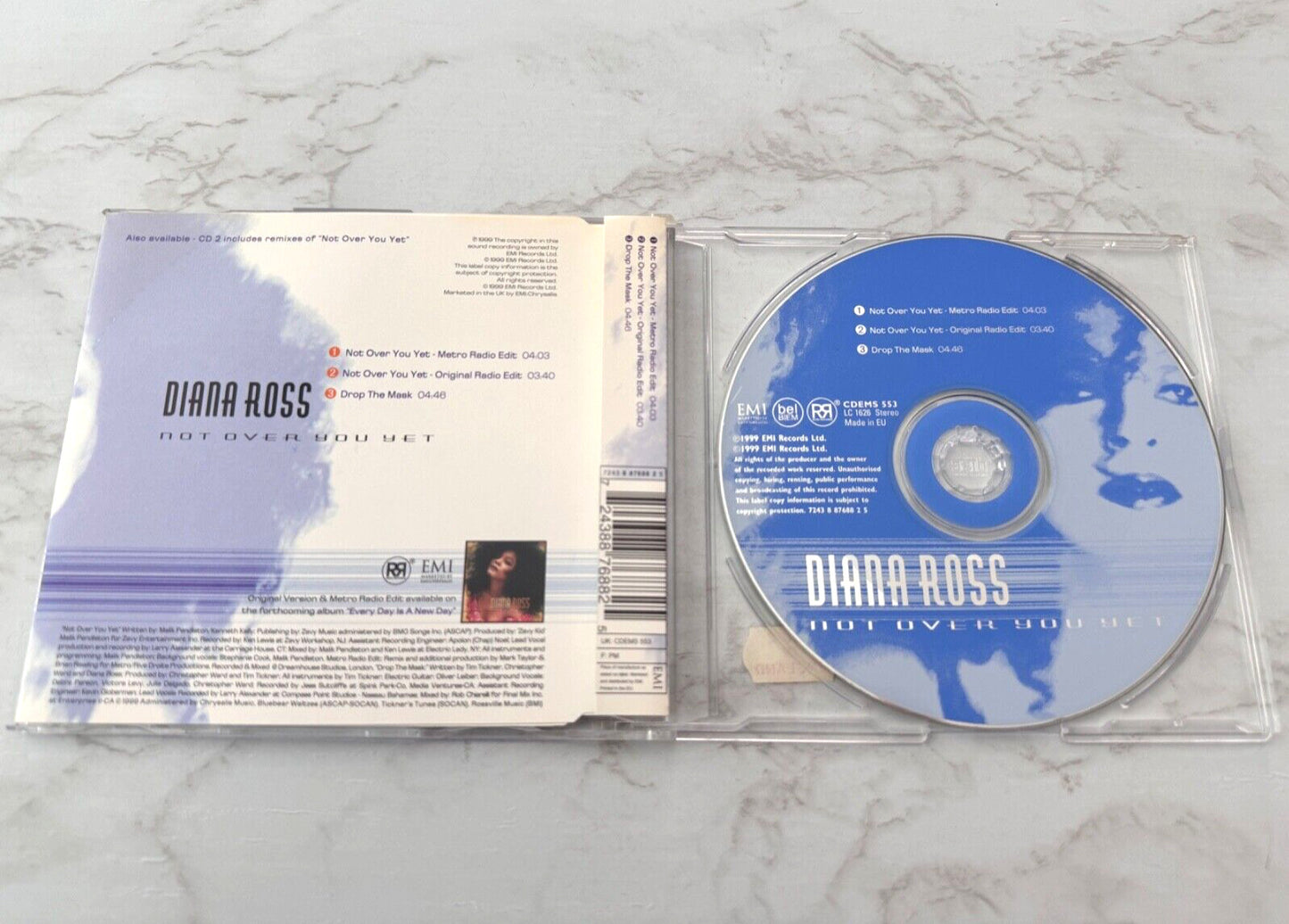 Diana Ross – Not Over You (1999) [UK PRESS]