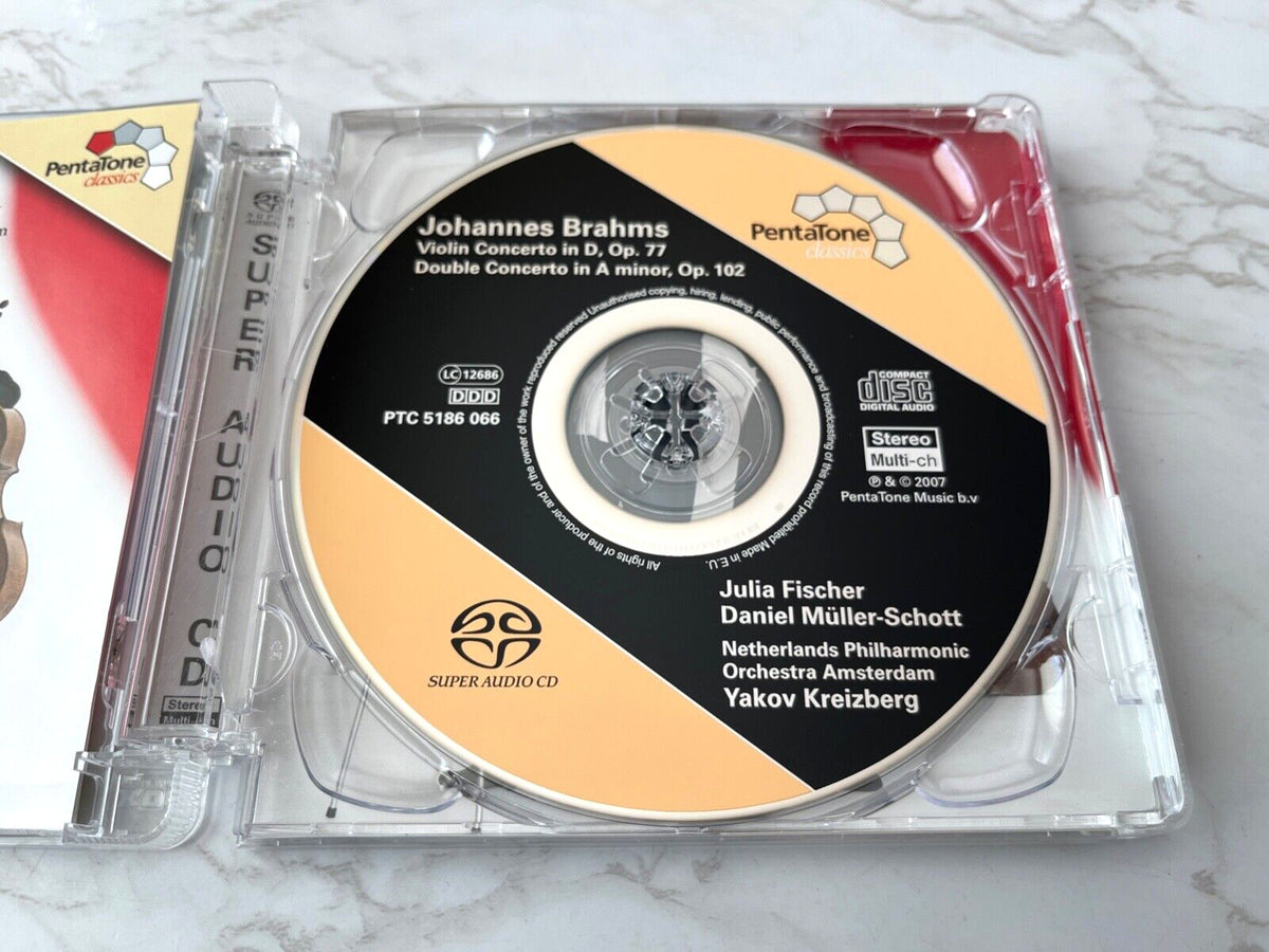 Johannes Brahms, Julia Fischer, Daniel Müller-Schott, Yakov Kreizberg – Brahms, Fischer, Muller-Schott, Kreizberg Violin Concerto (SACD) (2007) [UK PRESS]