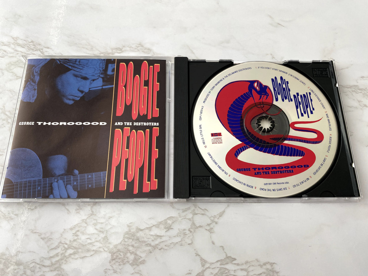 George Thorogood – & The Destroyers Boogie People (1991) [ORIGINAL USA PRESS]