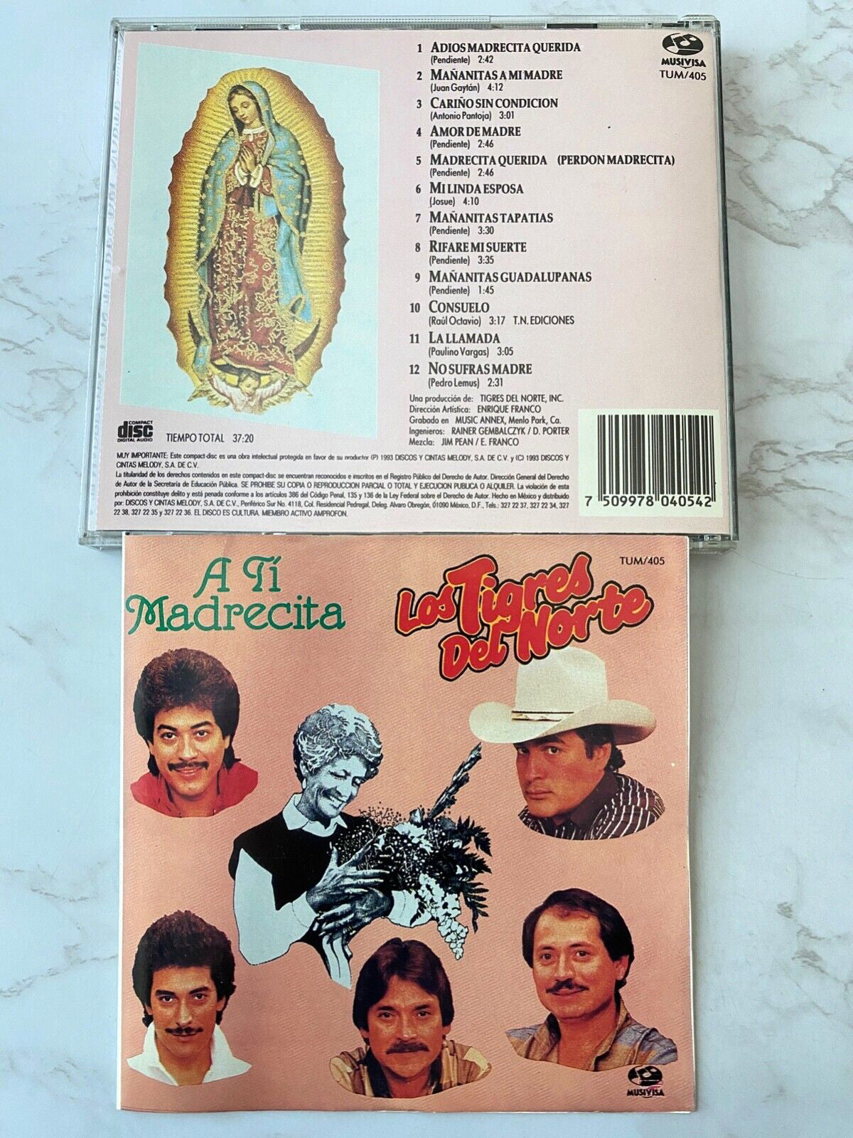 Los Tigres del Norte – A Ti Madrecita (1993) [ORIGINAL MEXICO PRESS]