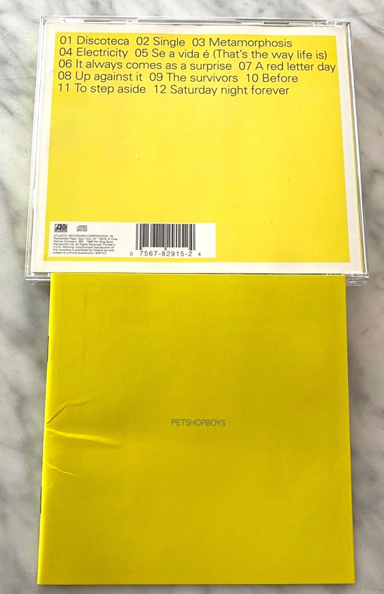 Pet Shop Boys – Bilingual (1996) [ORIGINAL USA PRESS]