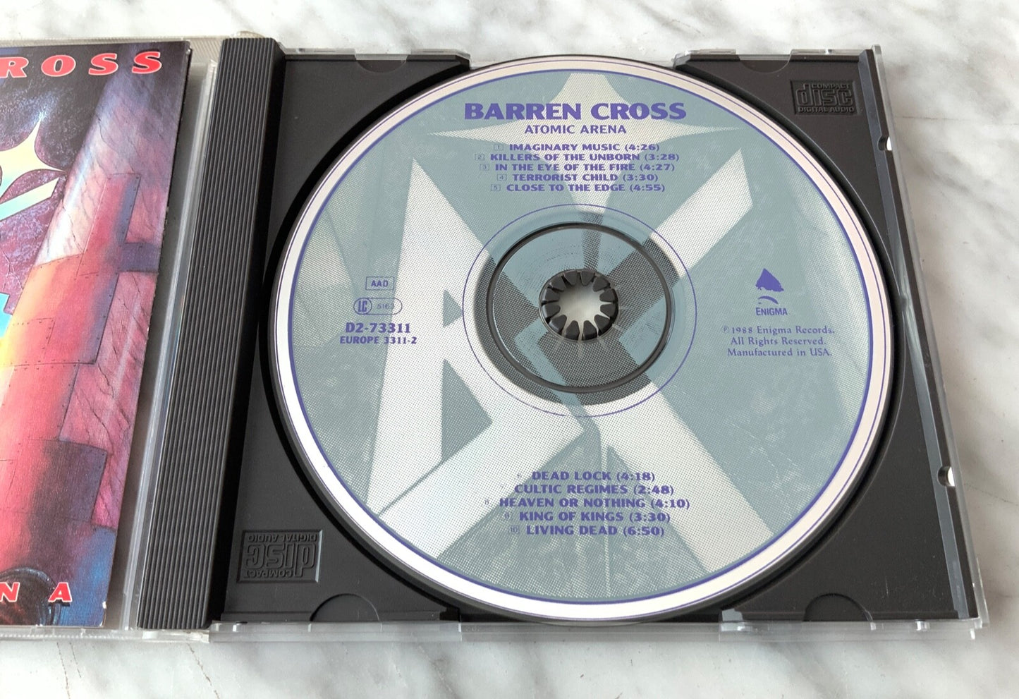 Barren Cross – Atomic Arena (1988) [CANADA PRESS]