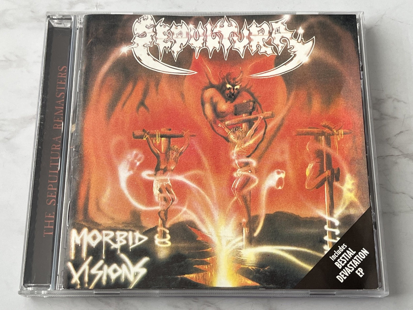 Sepultura – Morbid Visions / Bestial Devastation (24KT Gold) (1997)