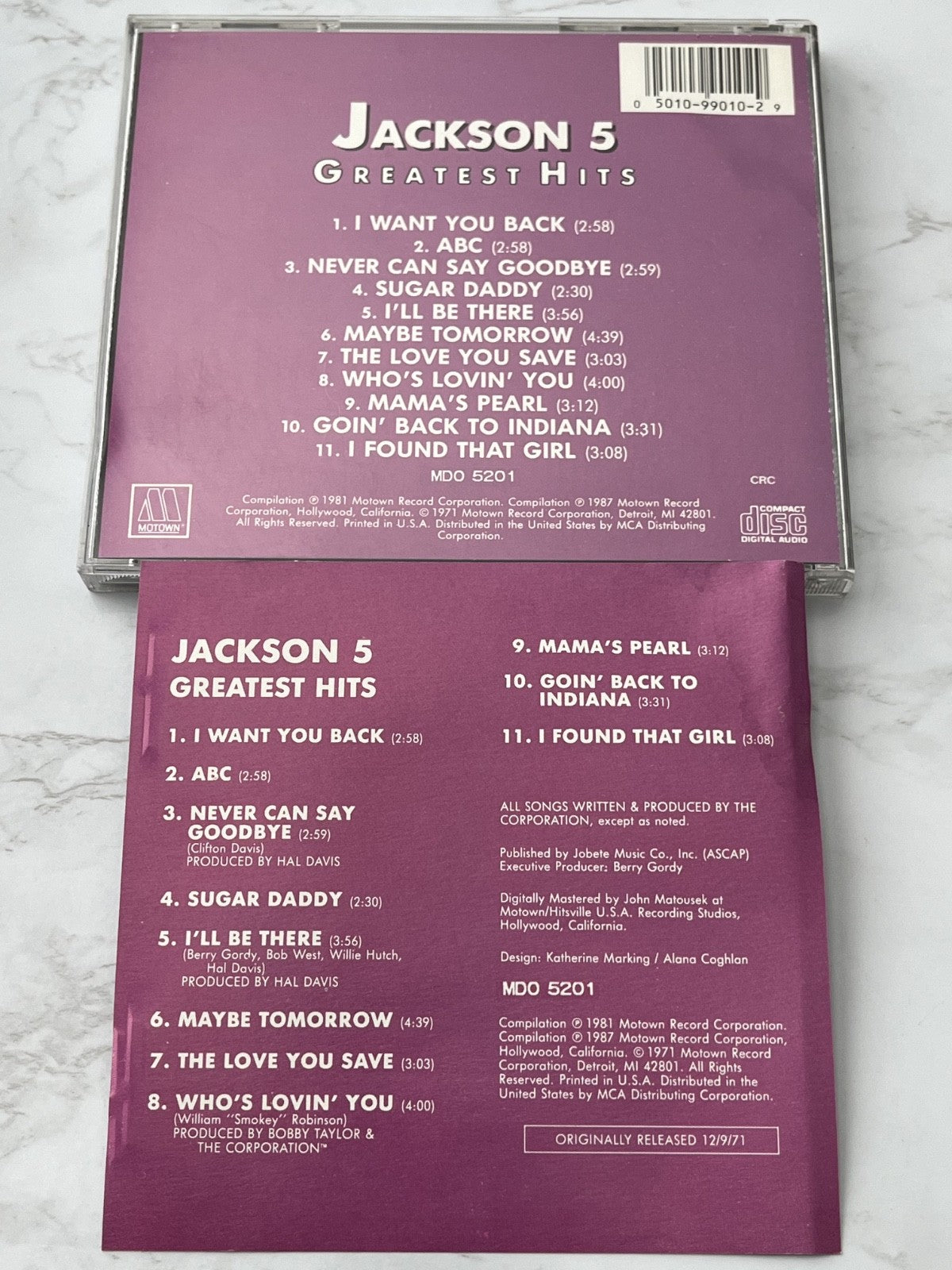Jackson 5 – Greatest Hits (1988) [DADC PRESS]